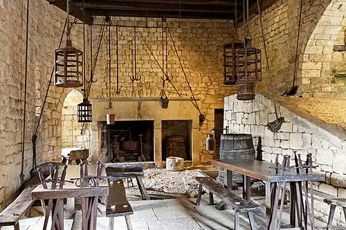 Historical kitchen.
