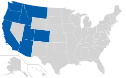 Location of teams in