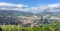 Bilbao, the largest city in the metropolitan area