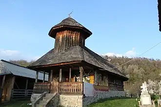 Wooden church in Bărbălătești