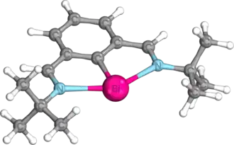 Optimized geometry of Dostál's bismuthinidene
