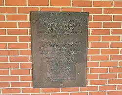 Blackham Coliseum Dedication Plaque