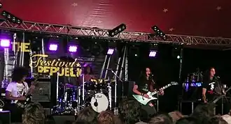 Black Tide performing live at the Reading Festival 2008