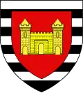 A bordure barry of ten argent and sable