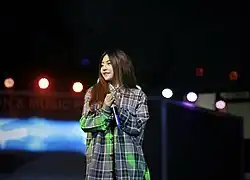 Bobby Soxer is performing in a concert