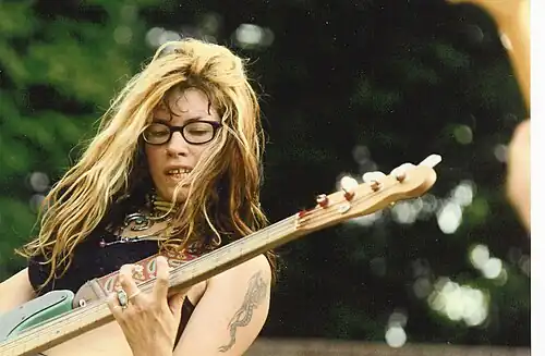 Dawn Henschen of grunge band Bone Cellar in 1992.