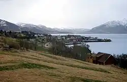 View of the village in May