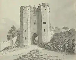 View of Bothal Castle, 18th century