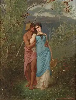 Galathée et le berger Athis, 1860, private collection