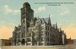 A nineteenth-century high school building