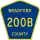 County Road 200B marker