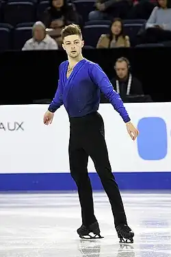 Brendan Kerry at the 2018 Skate Canada International