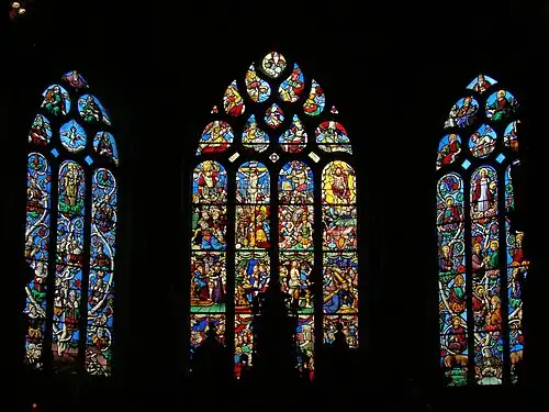 Saint-Germain Church, Stained-glass windows of the choir