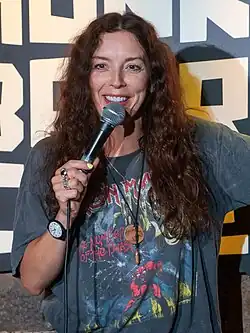 Bridget Christie onstage at the 2025 Edinburgh Festival Fringe