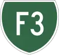 Freeway route shield (used in Brisbane, Queensland)