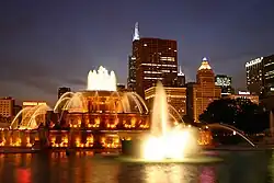 Image 35Buckingham Fountain is located in Grant Park in the Loop. (from Chicago)