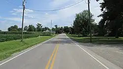 Looking south on Stafford Road in Buena Vista