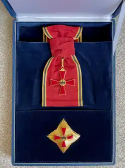 Grand Cross with Star and Sash in case