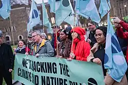 CAN Bill campaigners outside Westminster on the day of the Bill's second reading in the Commons, 24 January 2025.