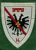 Insignia of CJF 14 (second model).