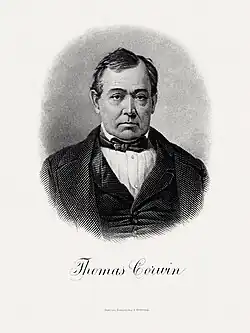 CORWIN, Thomas-Treasury (BEP engraved portrait)