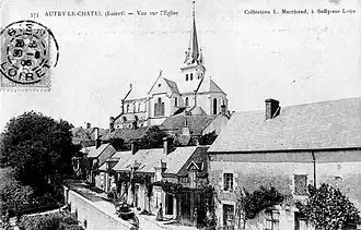 Old postcard of Autry-le-Châtel