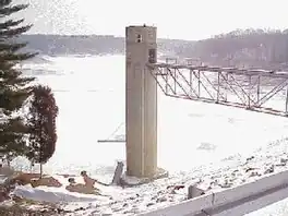 Cagles Mill Lake as seen from dam. U.S. Army Corps of Engineers photo.
