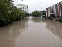 MacLeod Trail under water in Downtown Calgary (June 2013).