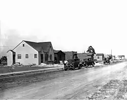 Construction in California Heights, 1927