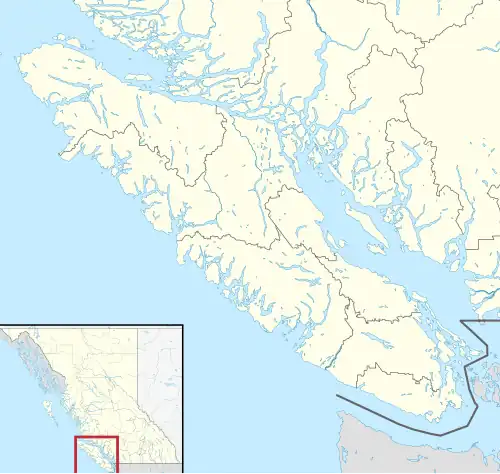 Victoria is located in Vancouver Island