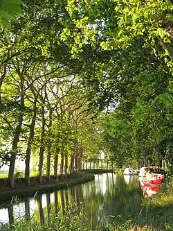 Canal du Midi in Colombiers