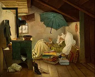 Carl Spitzweg, The Poor Poet, c. 1837-39