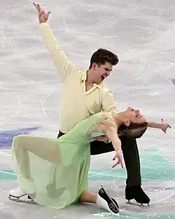 Carolane Soucisse and Shane Firus at the 2024 World Championships