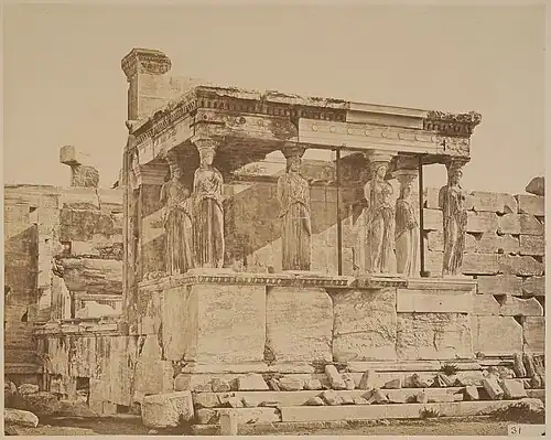 Caryatides, c. 1865; from the Nicholas Catsimpoolas Collection of the Boston Public Library