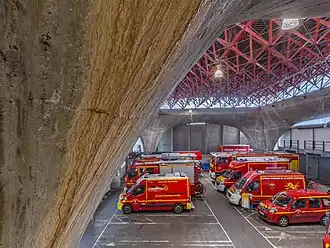 Jacques Vion fire station, (grande halle)