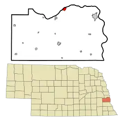 Location of Cedar Creek, Nebraska