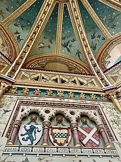 Gothic Revival – Drawing room of the Castell Coch, Tongwynlais, Wales, by William Burges, 1891[47]