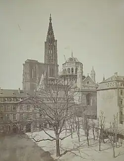 The crossing dome being built, 1878 or 1879