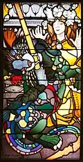 Stained-glass (by J. Mehoffer, Fribourg Cathedral)
