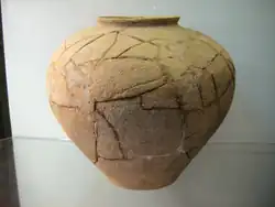 Burial jar from the Cát Tiên archaeological site of Vietnam