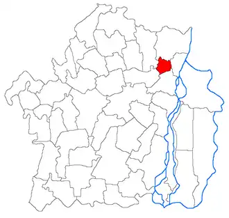 Location in Brăila County