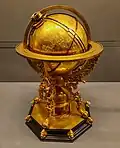Celestial sphere driven by a clock mechanism, circa 1580