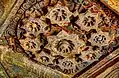 HDR image of carvings on the ceiling of Mahadev Temple.