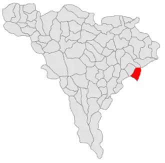 Location in Alba County