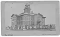 Central School and students in 1884