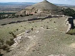 Cerro del Padrastro hill close to Atienza, in the transition zone between the Sistema Central and the Sistema Ibérico