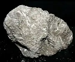 Crystals of cerussite, a secondary lead ore