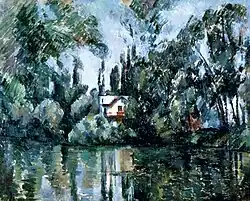 Maison au bord de la Marne (House on the Marne) by Paul Cézanne, c. 1888-1894[a]