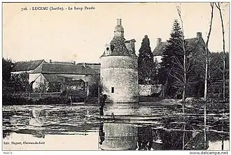 The château of le Loup Pendu, circa. 1900