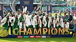 Pakistan cricket team in 2017.